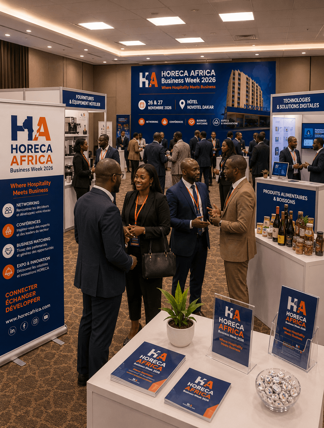Espace d'exposition du Salon HORECA Africa